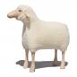 Preview: Schaf, weißer Wollplüsch, Buche