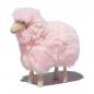 Preview: lamb, pink fur, beech wood