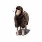 Preview: lamb, brown wool plush, beech wood