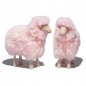 Preview: lamb, pink fur, beech wood