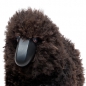 Preview: lamb, curly brown fur, black coloured wood