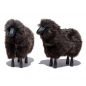 Preview: lamb, grey-brown fur, black coloured wood