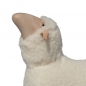 Preview: lamb, nosy, white wool plush, beech wood