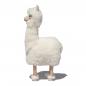 Mobile Preview: Alpaka, mini, gelocktes weißes Fell, Buche