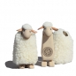 Preview: caress sheep, baba-box inside, white fur, beech wood