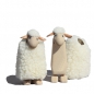 Preview: caress sheep, white fur, beech wood