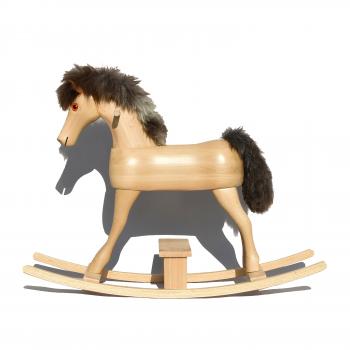 Conny, solid beech wood rocking horse